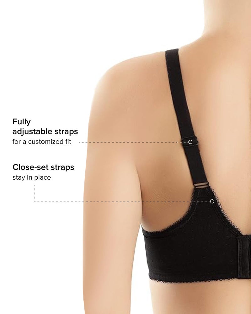Wacoal Women's Retro Chic Lightly Padded Full Coverage Underwire Bra, 853186 - Image 3